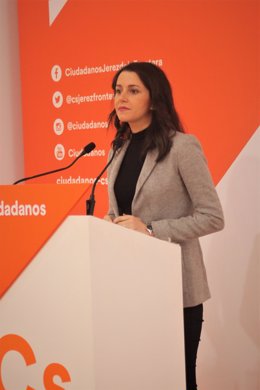 Inés Arrimadas en Jerez en rueda de prensa