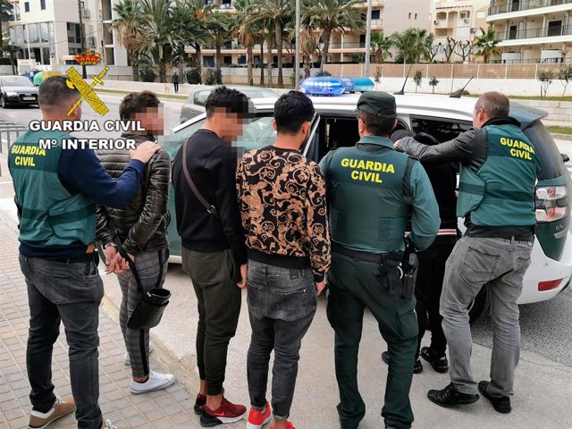 Imagen de los detenidos