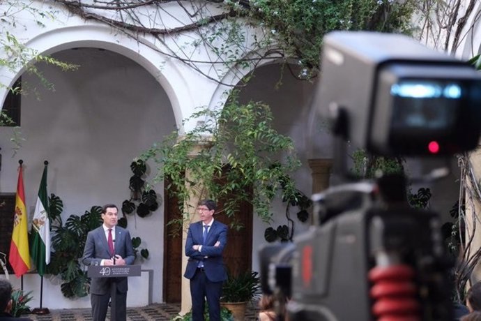 Juanma Moreno, este viernes