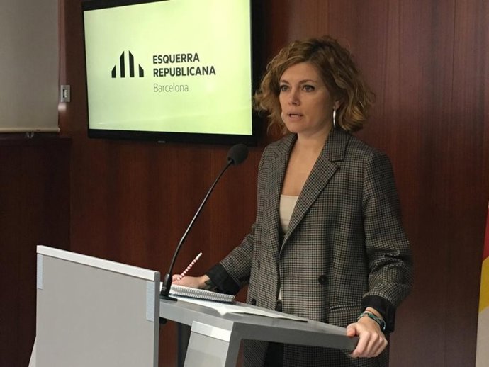 La concejal de ERC Elisenda Alamany