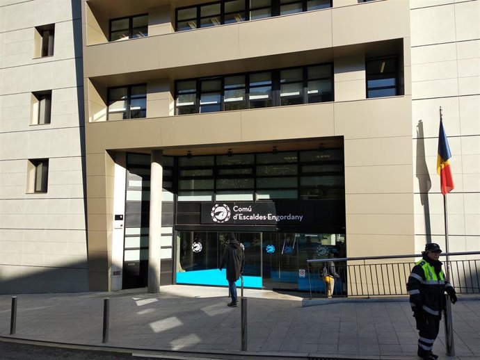 Fachada del edificio del Comú d'Escaldes-Engordany (Archivo)