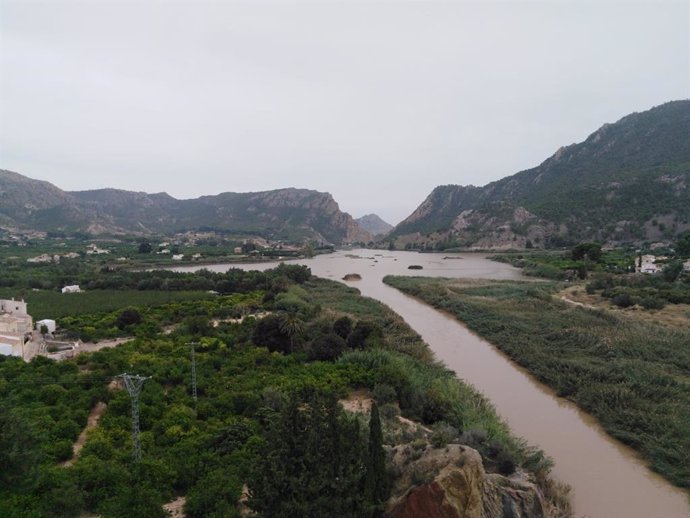 Aspecto del municipio de Blanca, en Murcia, y del río Segura una semana después de la DANA (archivo)
