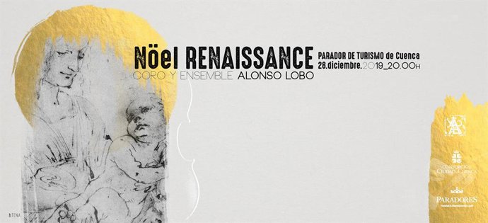 Cartel del concierto del Coro y Ensemble de Cámara Alonso Lobo en Cuenca