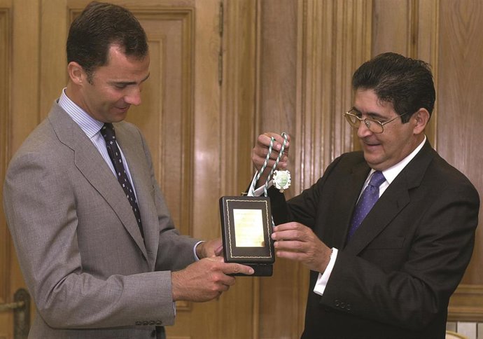 El Rey Felipe VI con José Joaquín Gallardo