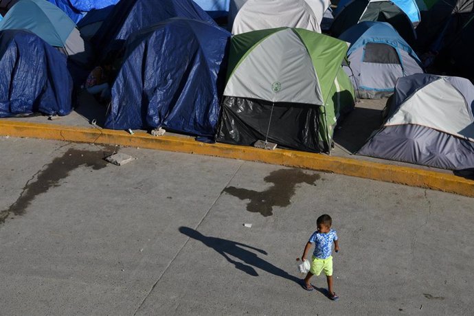 Asentamiento de migrantes centroamericanos en México