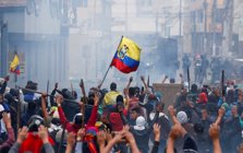 PROTESTAS EN ECUADOR
