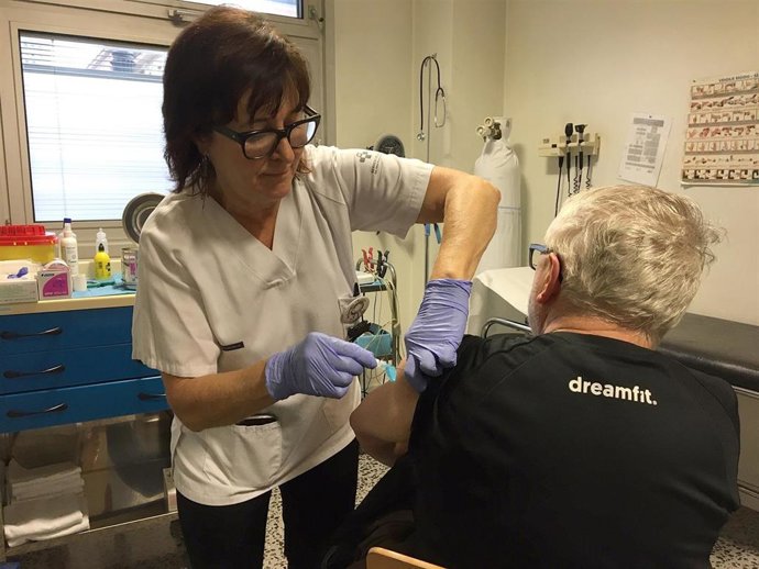 Campaña de vacunación contra la gripe.