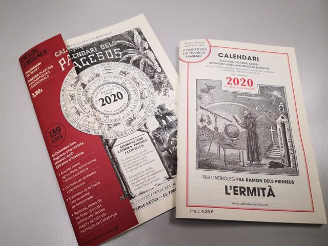 Dos calendarios tradicionales catalanes para 2020
