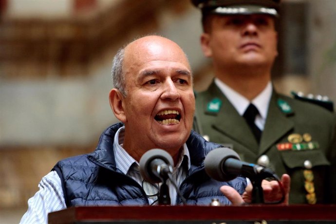 El ministro de Gobierno de transición de Bolivia, Arturo Murillo