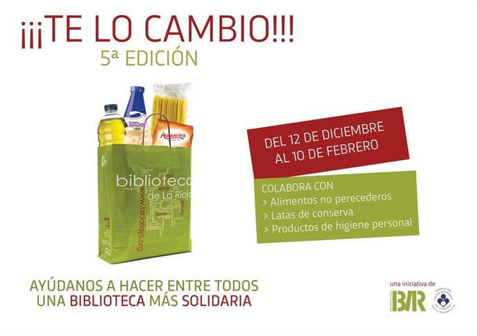 Actividad 'Te lo cambio' en la Biblioteca de La Rioja