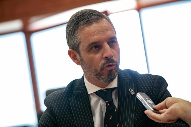 Imagen de archivo de entrevista de Europa Press al consejero de Hacienda, Juan Bravo.