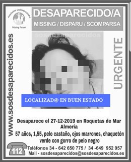 Localizan en buen estado a la mujer desaparecida.