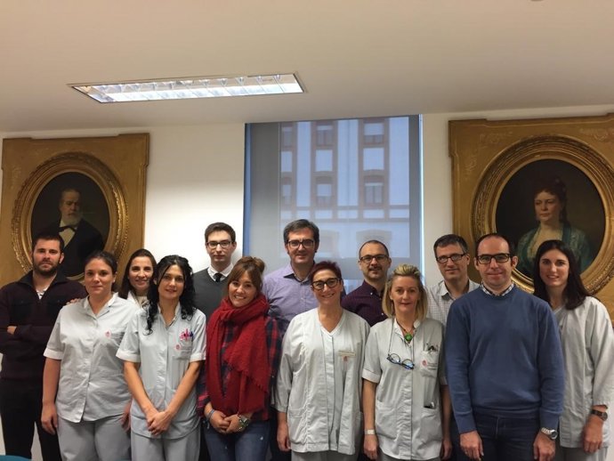 Investigadores de la UPNA y enfermeras del CHN autores de la aplicación