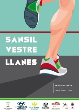 Cartel de la San Silvestre de Llanes 2019.