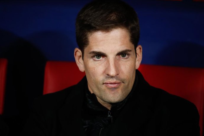 Robert Moreno, en un partit de futbol a l'estadi Wanda Metropolitano el 18 de novembre del 2019, Madrid, Espanya.