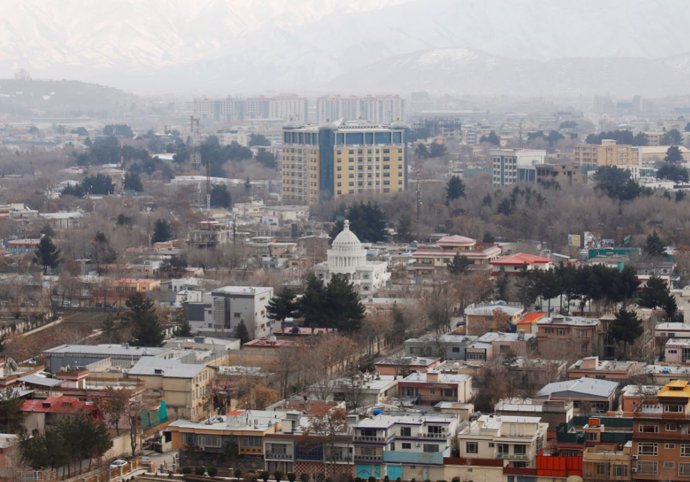 La ciudad de Kabul, Afganistán