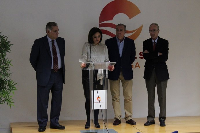 La consejera delegada de Turismo Costa del Sol, Margarita del Cid, en rueda de prensa