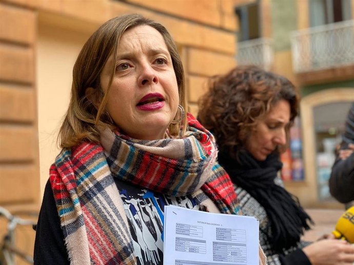 Portavoz de Somos Oviedo, Ana Taboada.