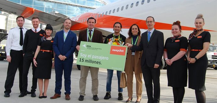Pasajero 15 millones del aeropuerto Alicante-Elche.