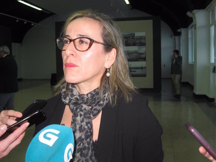 La conselleira de Infraestruturas de Mobilidade, Ethel Vázquez, este martes en Vigo