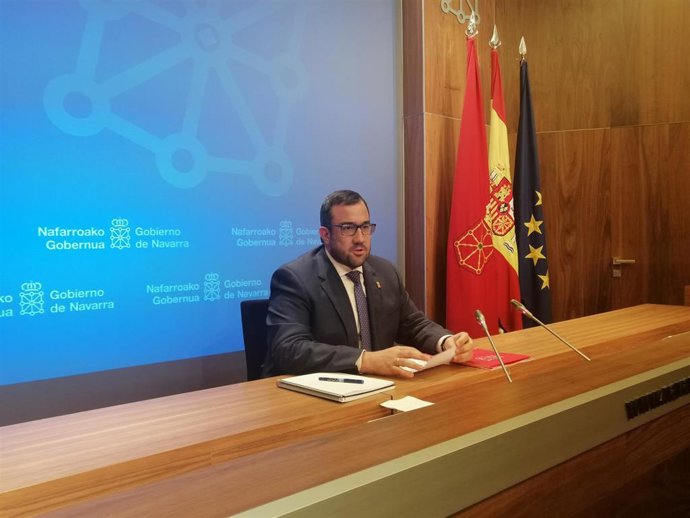 El portavoz del Gobierno de Navarra, Javier Remírez