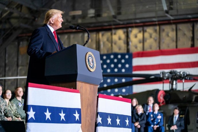 Imagen del presidente de Estados Unidos, Donald Trump. 