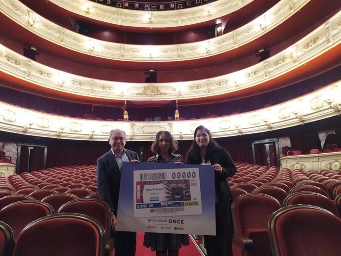 Ndp. : El Cupón De La Once "Pisa" El Escenario Del Teatre Principal De Valencia.