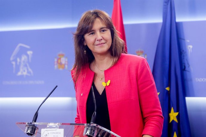 La portaveu del Grup Junts per Catalunya al Congrés dels Diputats, Laura Borrs.