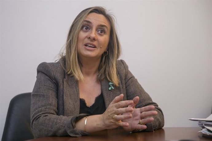 La consejera Fomento, Infraestructura y Ordenación del Territorio de la Junta de Andalucía, Marifrán Carazo, durante una entrevista de Europa Press Andalucía. En Sevilla, a 20 de diciembre de 2019.