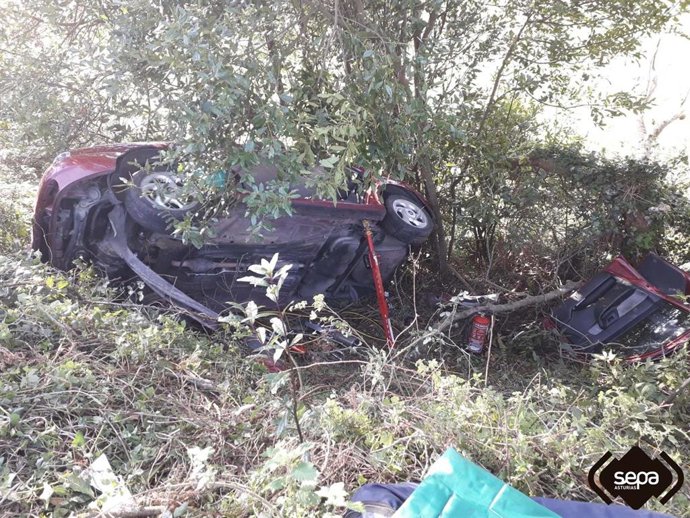 Accidente de tráfico en Colunga.