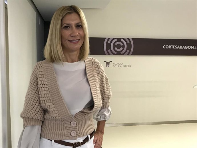 La portavoz adjunta del grupo del PP en las Cortes de Aragón, Mar Vaquero