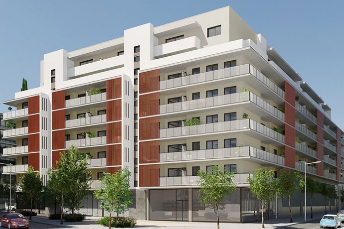 Promoción de Grupo Avintia para AQ Acentor en L'Hospitalet de Llobregat (Barcelona): 124 viviendas