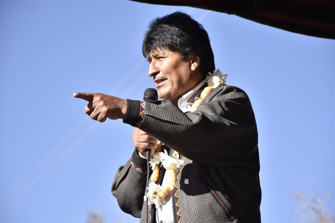 El expresidente de bolivia, Evo Morales