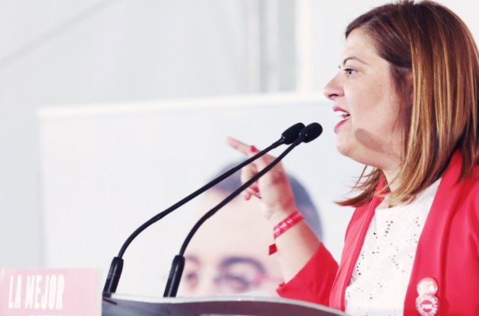La secretaria de organización de la FSA-PSOE, Gimena Llamedo.