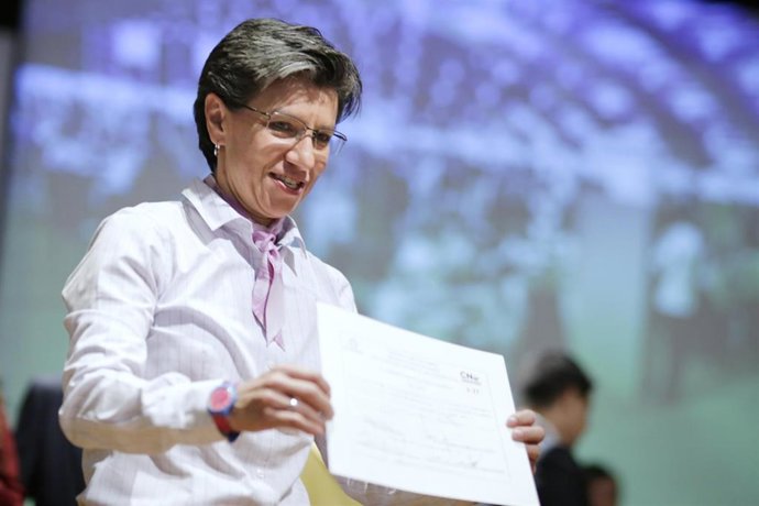 La alcaldesa de Bogotá, Claudia López.