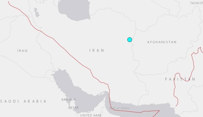 Terremoto de 5,2 grados de magnitud en el noreste de Irán.