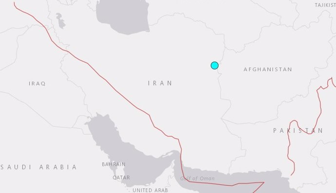 Irán.- Registrado un terremoto de 5,2 grados de magnitud en el noreste de Irán