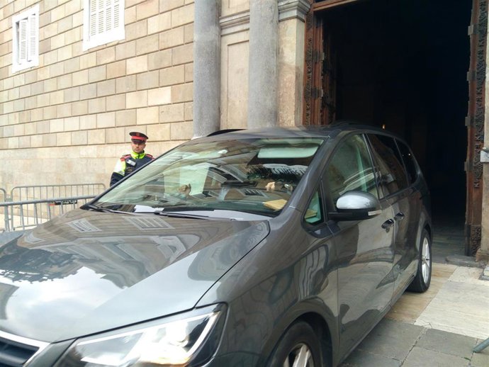 Aragons a la salida de la reunión con Torra.