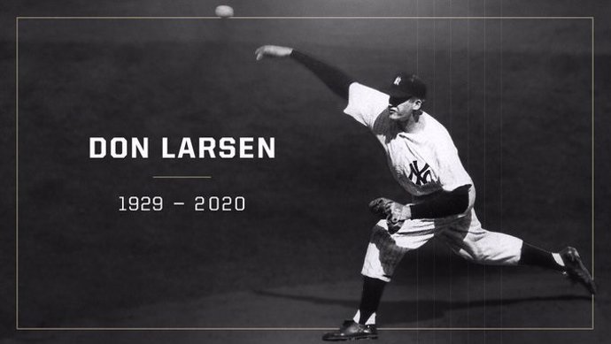 Varios.- Fallece Don Larsen, único pitcher en lanzar un juego perfecto en la his
