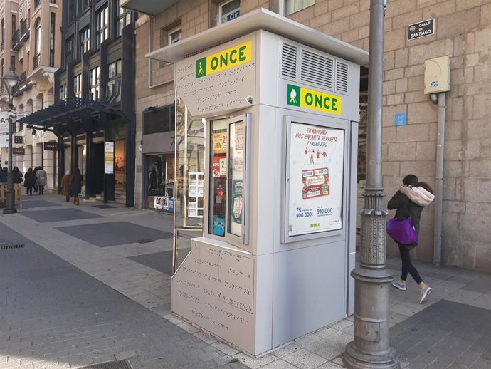 Establecimiento de venta de la ONCE en Valladolid.