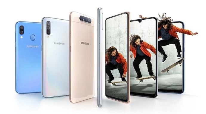 Smartphones de la familia Galaxy A