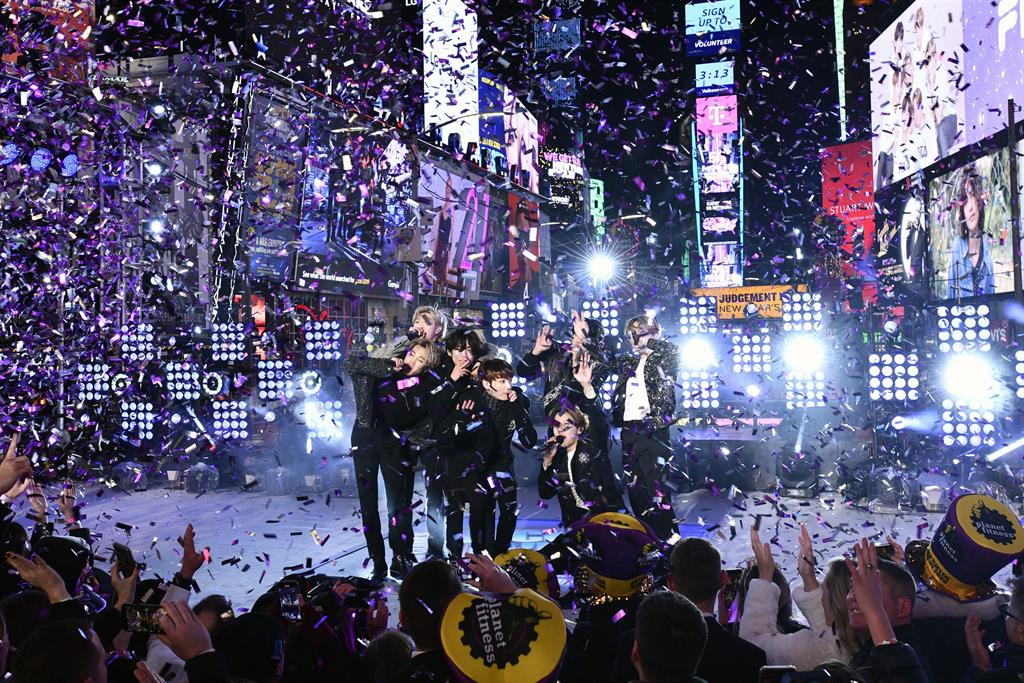 BTS conquistan Times Square