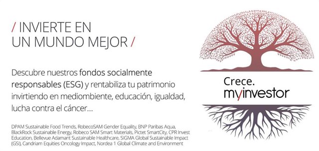 Recurso de la incorporación de fondos sostenibles al escaparate de MyInvestor.