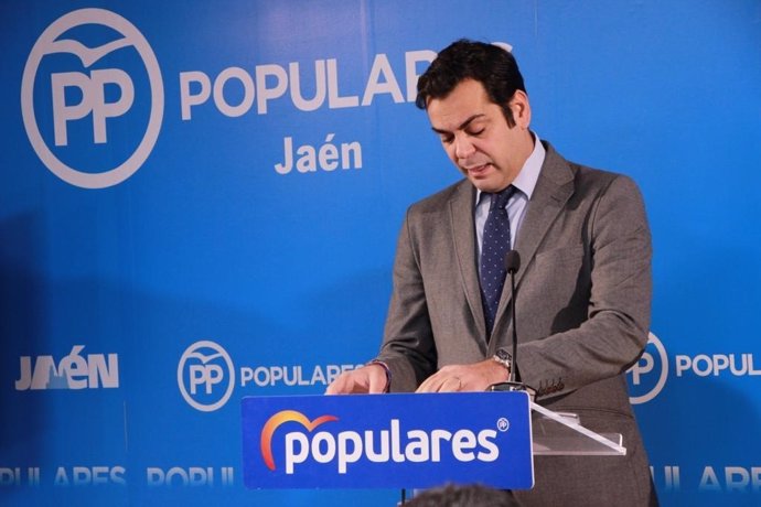 El presidente provincial del PP de Jaén, Juan Diego Requena, en una imagen de archivo