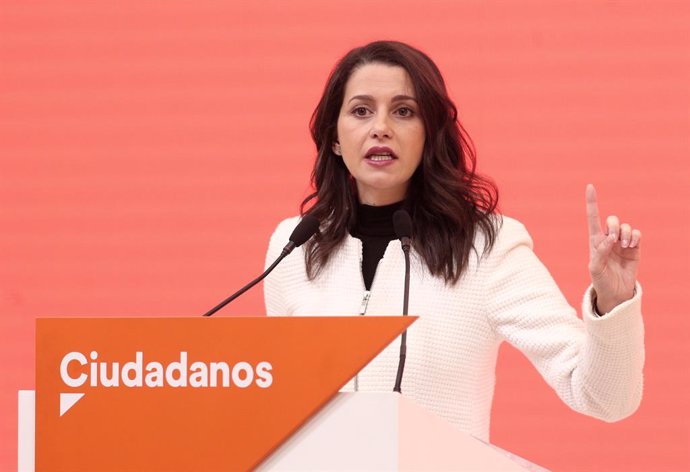 La portaveu de Ciutadans al Congrés,  Inés Arrimadas.