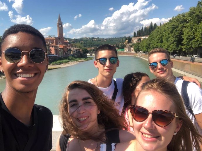 Alumnos de FP Grado Medio que disfrutaron el año pasado su Beca Erasmus+ en Italia