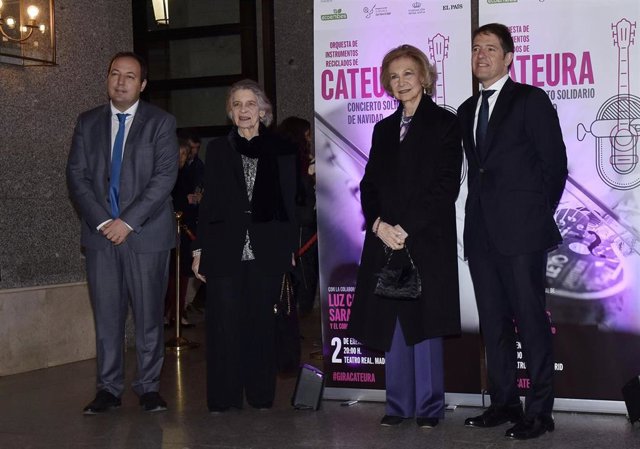 La Reina Sofía, en el Teatro Real de Madrid