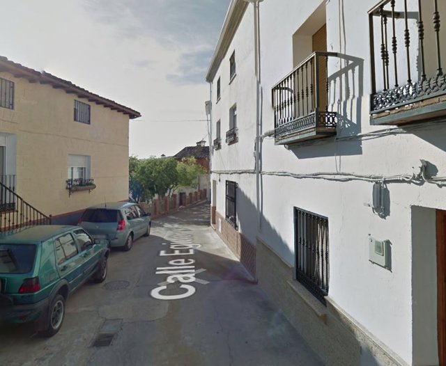 Calle Egido, donde ha sido localizada la mujer.
