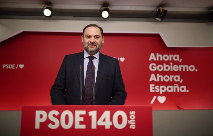 El ministre de Foment en funcions i secretari d'Organització del PSOE, José Luis Ábalos. 