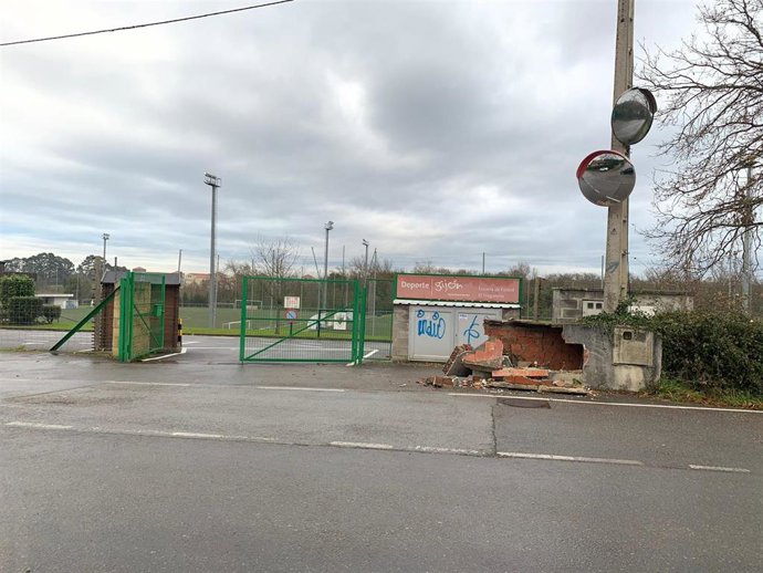 Zona de los Maizales en Gijón.